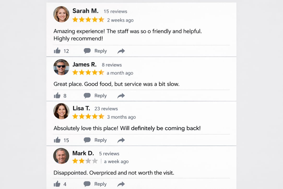 photographic google reviews