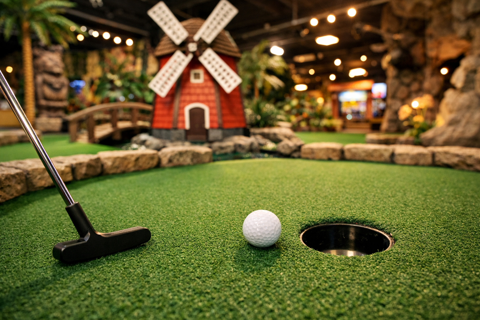 photographic indoor mini gold