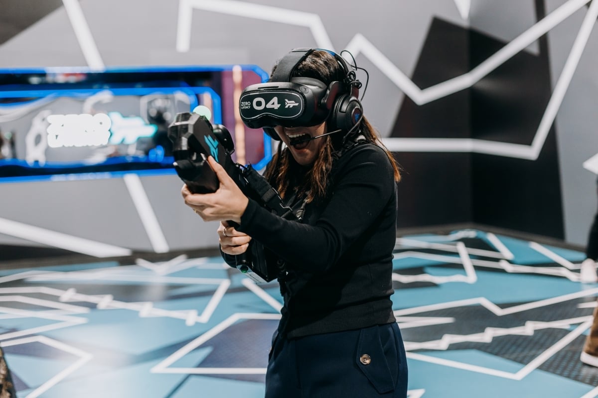 Zero Latency VR - Player in-game reaction