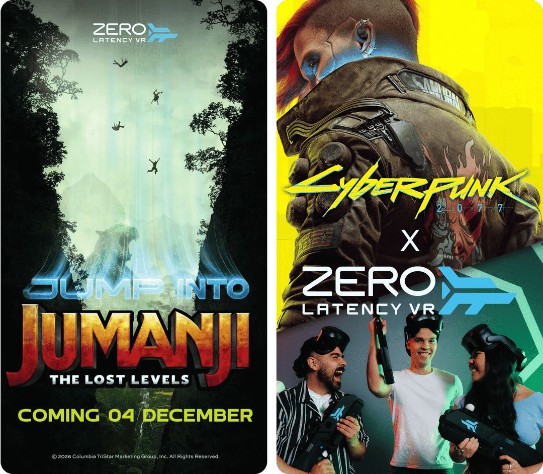 Due titoli in arrivo su Zero Latency VR: Jumanji e Cyberpunk 2077